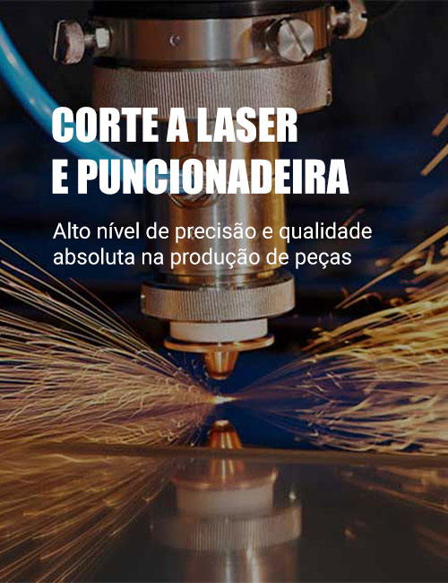 Corte a Lase E Puncionadeira CNC